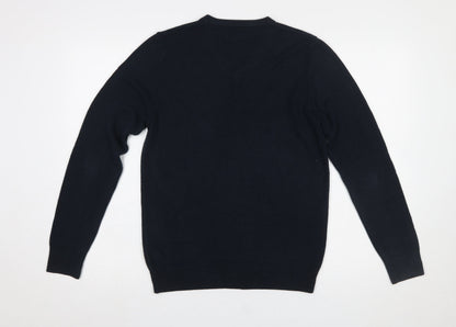 Mens UK Size S Marks and Spencer Blue Pullover Jumper