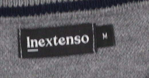 Mens UK Size M Inextenso Grey Pullover Jumper