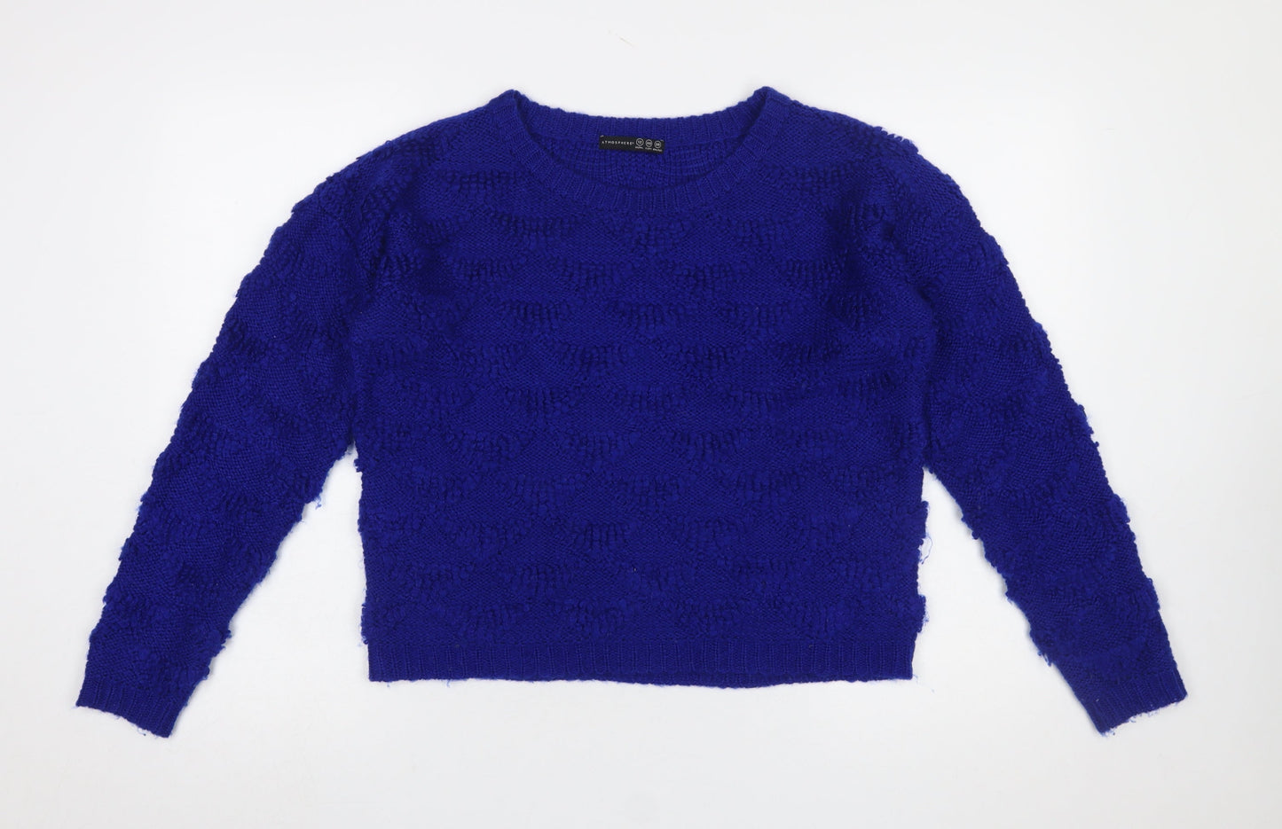 Womens UK Size 12 Atmosphere Blue Pullover Jumper