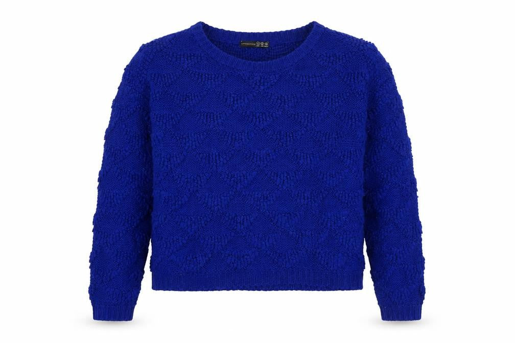 Womens UK Size 12 Atmosphere Blue Pullover Jumper