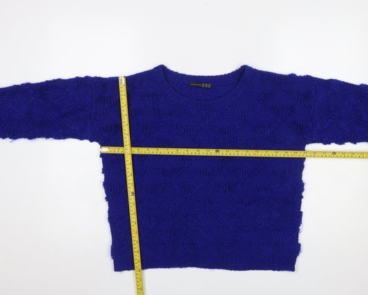 Womens UK Size 12 Atmosphere Blue Pullover Jumper