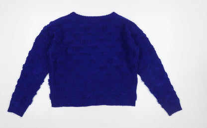 Womens UK Size 12 Atmosphere Blue Pullover Jumper