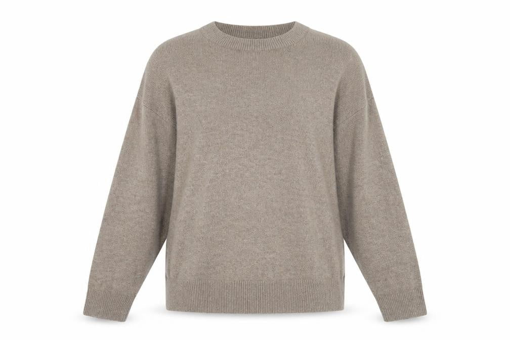 Marks and Spencer Womens Beige V-Neck Knit Pullover Jumper L