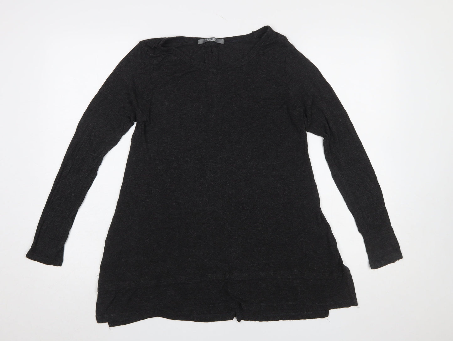 Womens UK Size M COIN 1804 Black Tunic Blouse