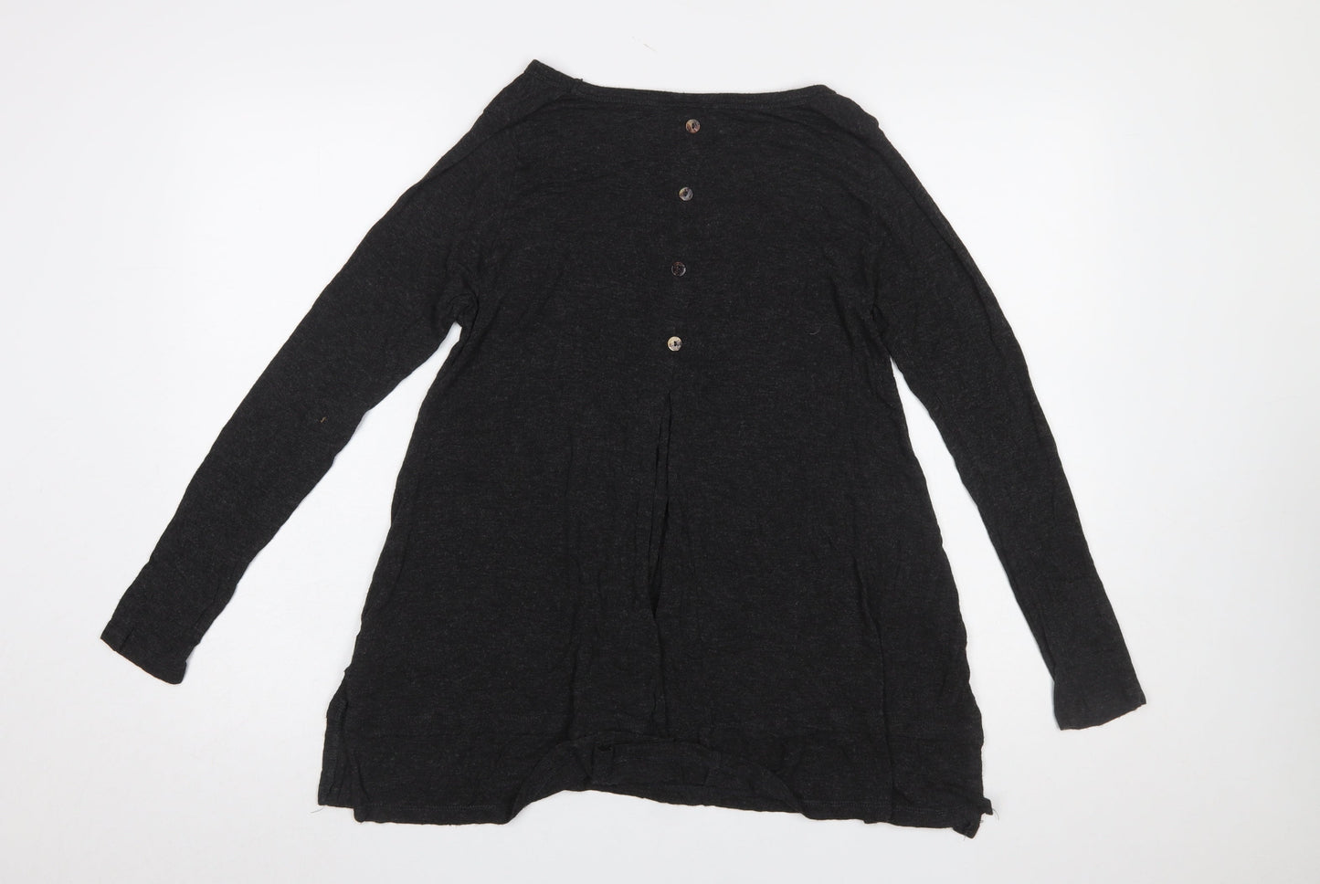 Womens UK Size M COIN 1804 Black Tunic Blouse