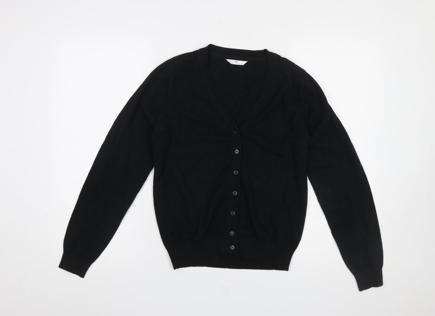 Girls UK Size 12-13 Years Marks and Spencer Black Cardigan Jumper