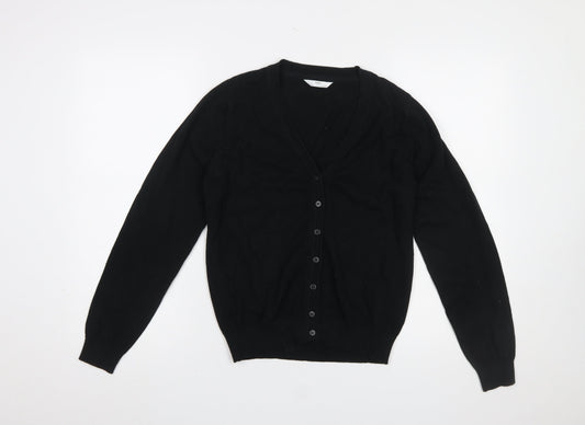 Girls UK Size 12-13 Years Marks and Spencer Black Cardigan Jumper