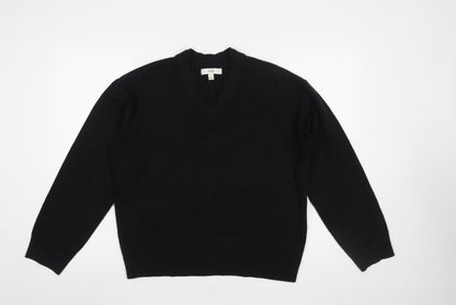 Womens UK Size M Marks and Spencer Black Pullover Jumper