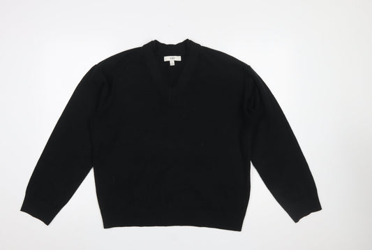 Womens UK Size M Marks and Spencer Black Pullover Jumper