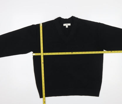 Womens UK Size M Marks and Spencer Black Pullover Jumper