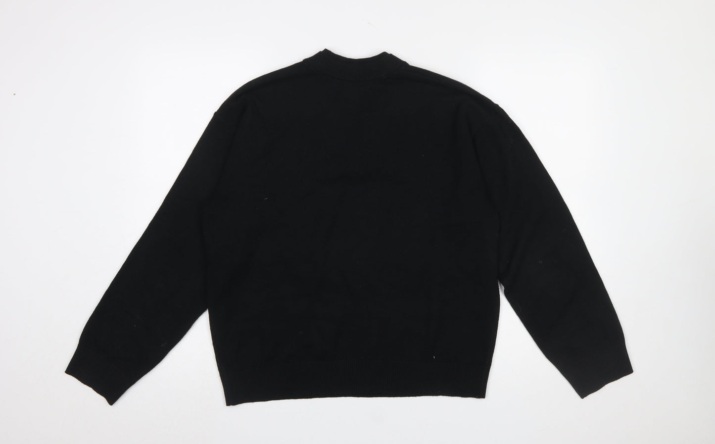 Womens UK Size M Marks and Spencer Black Pullover Jumper