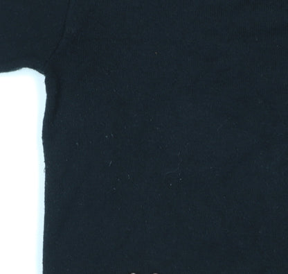 Womens UK Size M Marks and Spencer Black Pullover Jumper