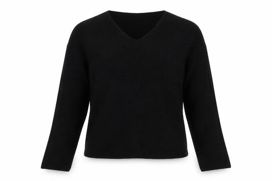 Womens UK Size M Uniqlo Black Pullover Jumper