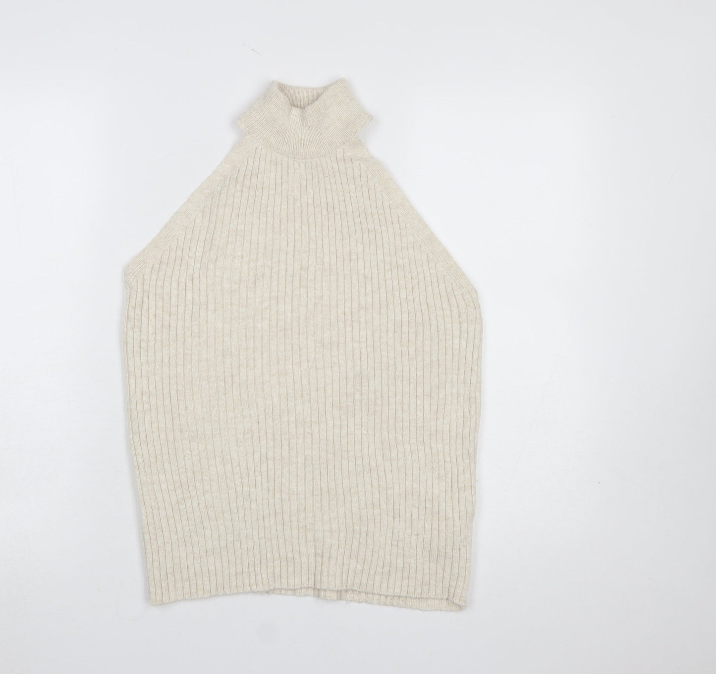 Womens UK Size 12 Dorothy Perkins Beige Pullover Jumper