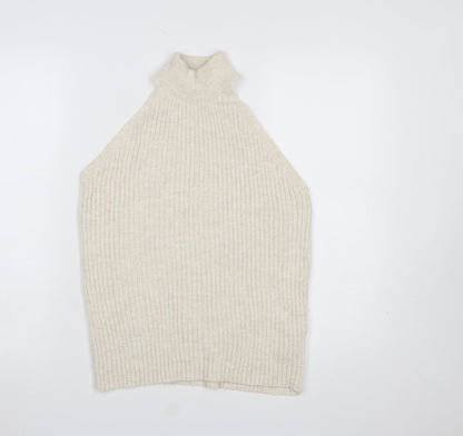 Womens UK Size 12 Dorothy Perkins Beige Pullover Jumper