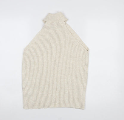Womens UK Size 12 Dorothy Perkins Beige Pullover Jumper
