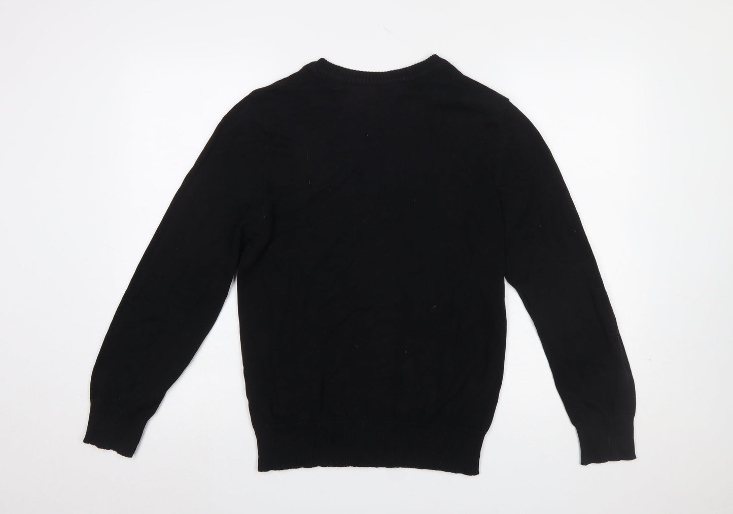 Mens UK Size S Hering Black Pullover Jumper