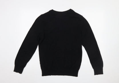Mens UK Size S Hering Black Pullover Jumper