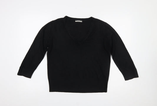 Womens UK Size 12 George Black Pullover Jumper