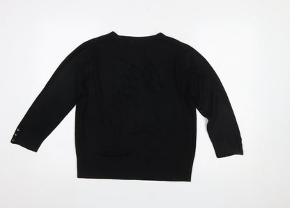 Womens UK Size 12 George Black Pullover Jumper