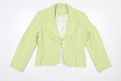 Womens UK Size 14 Planet Regular Green Blazer