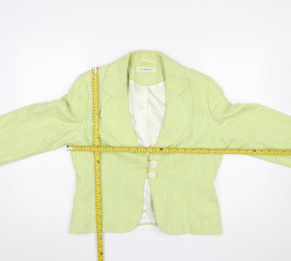 Womens UK Size 14 Planet Regular Green Blazer