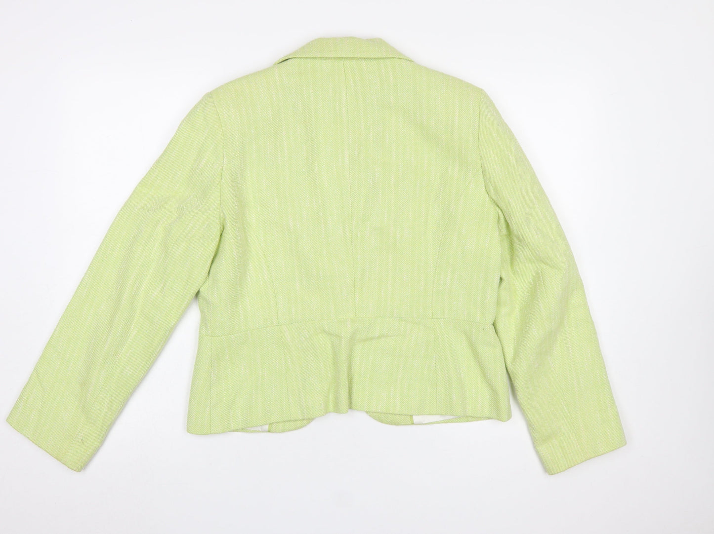 Womens UK Size 14 Planet Regular Green Blazer