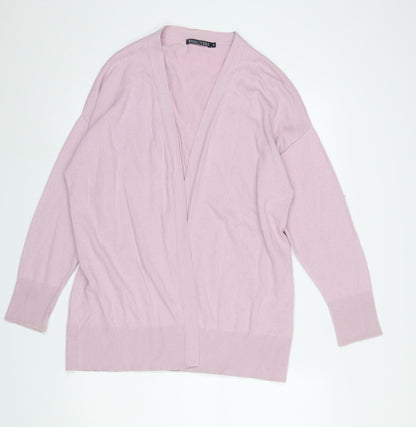 Womens UK Size M Woolovers Pink Cardigan Jumper