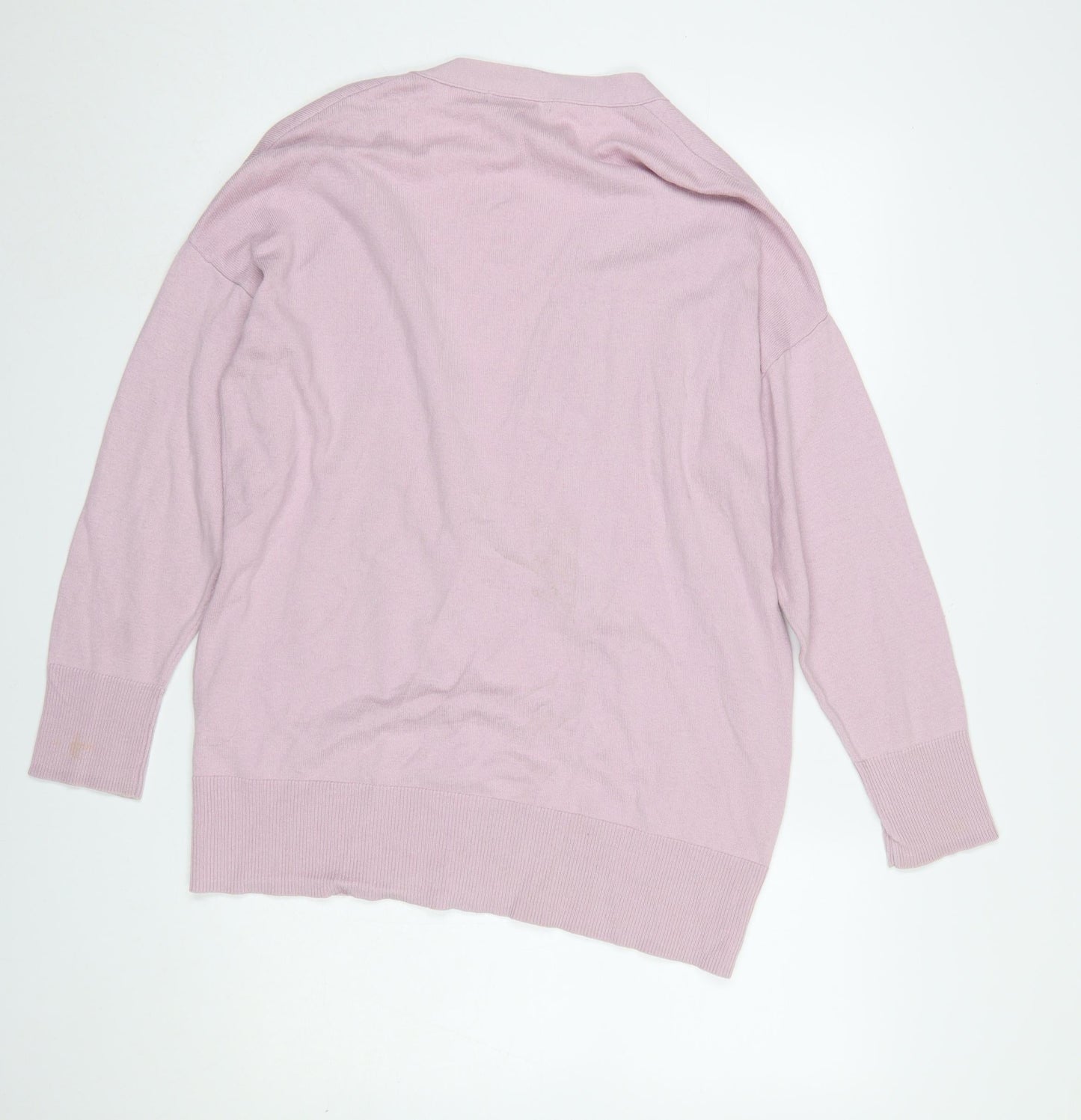 Womens UK Size M Woolovers Pink Cardigan Jumper