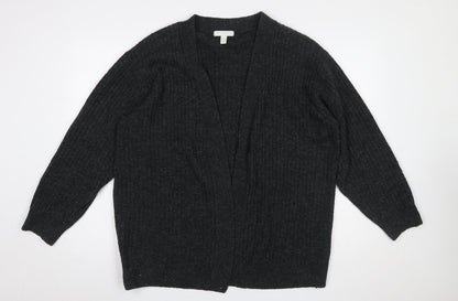 Womens UK Size L H&M Black Cardigan Jumper