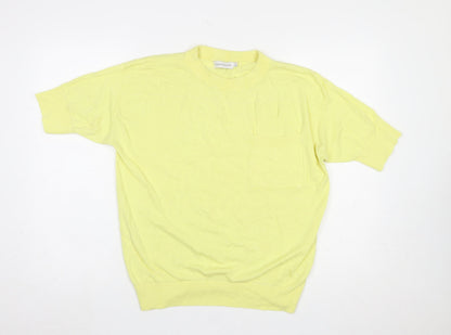 Womens UK Size L Paraphrase Yellow Pullover Jumper