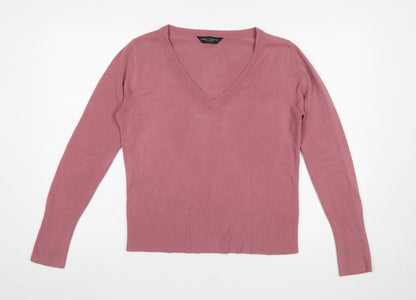 Womens UK Size 14 Dorothy Perkins Pink Pullover Jumper