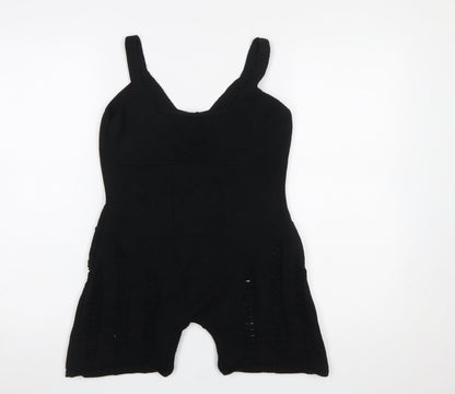 Womens UK Size S Missyempire One-Piece Black Jumpsuit