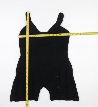 Womens UK Size S Missyempire One-Piece Black Jumpsuit