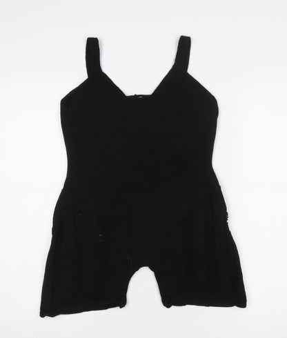 Womens UK Size S Missyempire One-Piece Black Jumpsuit