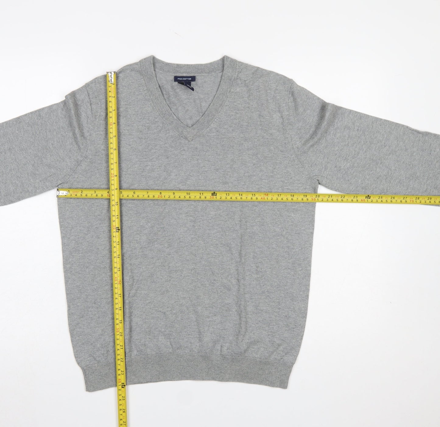 Mens UK Size M Gap Grey Pullover Jumper