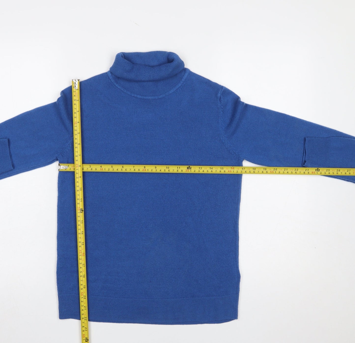 Womens UK Size 10 Marks and Spencer Blue Pullover Jumper