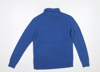 Womens UK Size 10 Marks and Spencer Blue Pullover Jumper