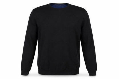 Tom Tailor Men’s Black XL Cotton Crew Neck Jumper