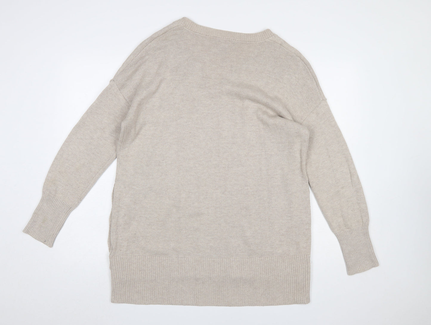 Womens UK Size M Tahari Beige Pullover Jumper