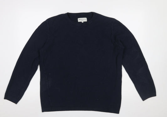 Mens UK Size XL TOM TAILOR Blue Pullover Jumper