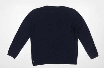 Mens UK Size XL TOM TAILOR Blue Pullover Jumper