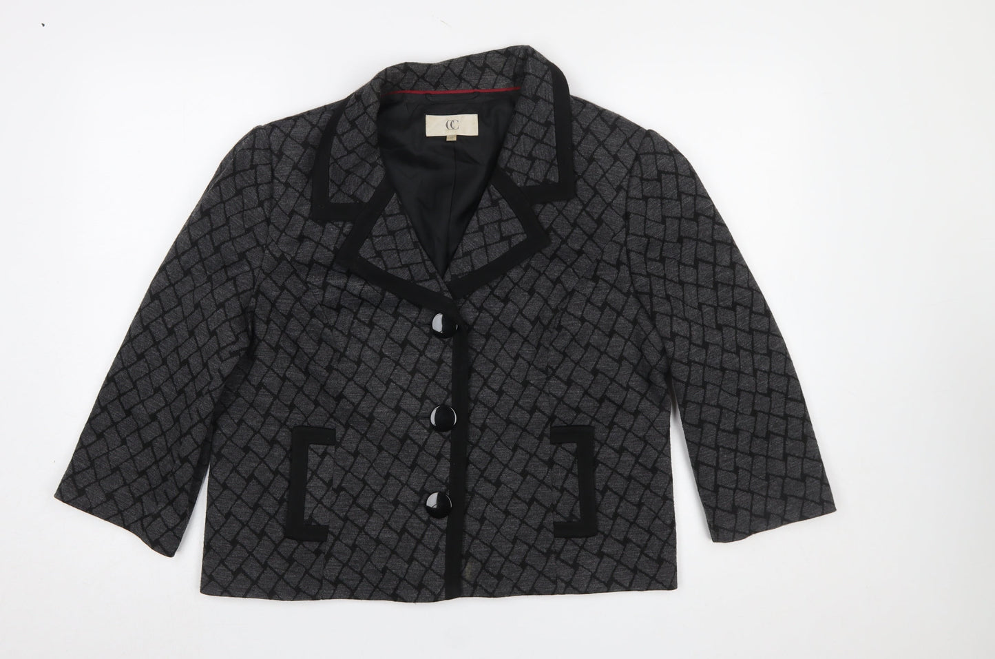 Womens UK Size 16 CC Regular Grey Blazer