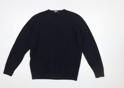 Mens UK Size XL COS Blue Pullover Jumper