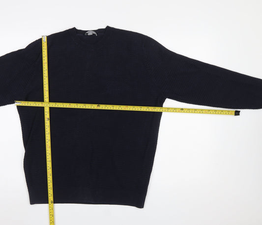 Mens UK Size XL COS Blue Pullover Jumper