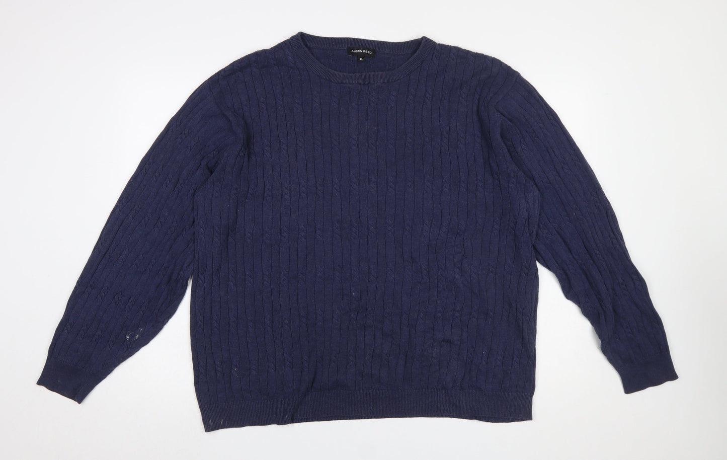 Mens UK Size XL Austin Reed Blue Pullover Jumper