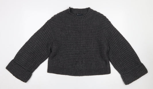 Womens UK Size S ASOS DESIGN Grey Pullover Jumper