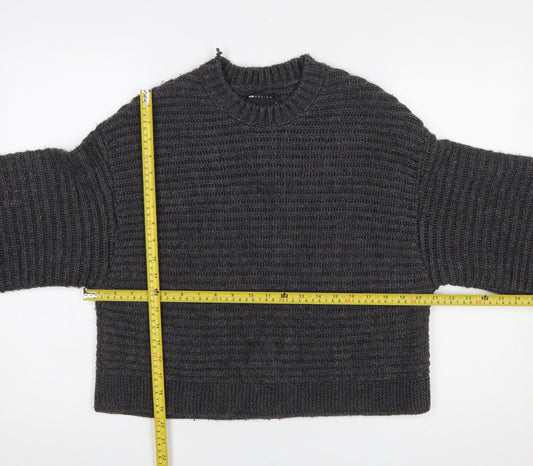 Womens UK Size S ASOS DESIGN Grey Pullover Jumper