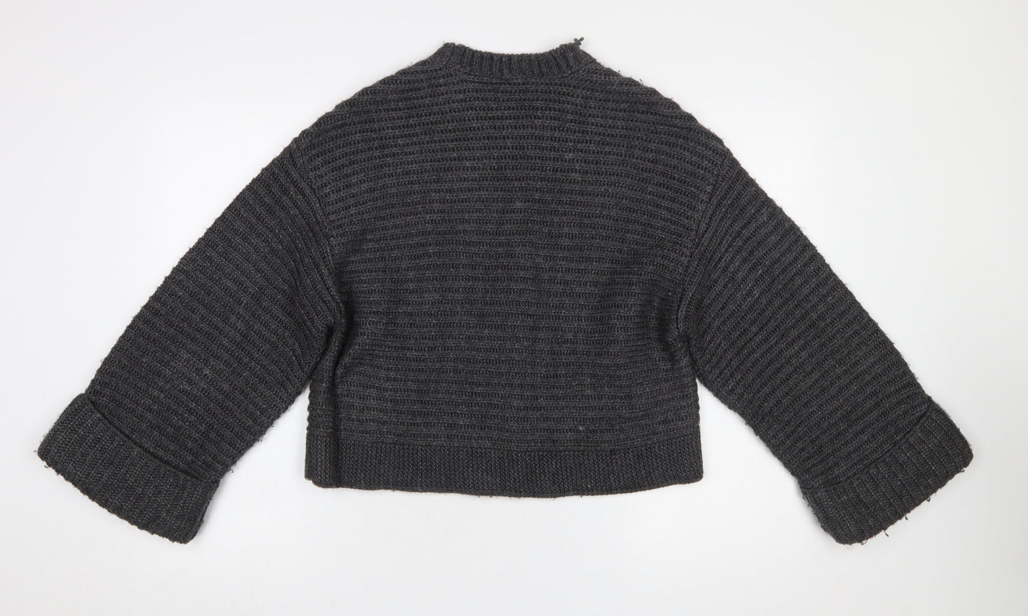 Womens UK Size S ASOS DESIGN Grey Pullover Jumper