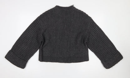 Womens UK Size S ASOS DESIGN Grey Pullover Jumper